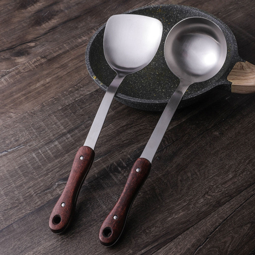 Stainless Steel Tableware Wood - đánh giá và giá Home Cooking Supplies