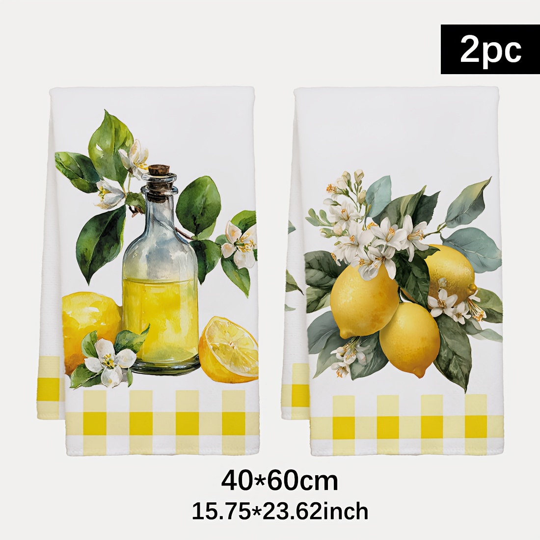 2pcs, lemon floral pattern kit - đánh giá và giá Home Cooking Supplies