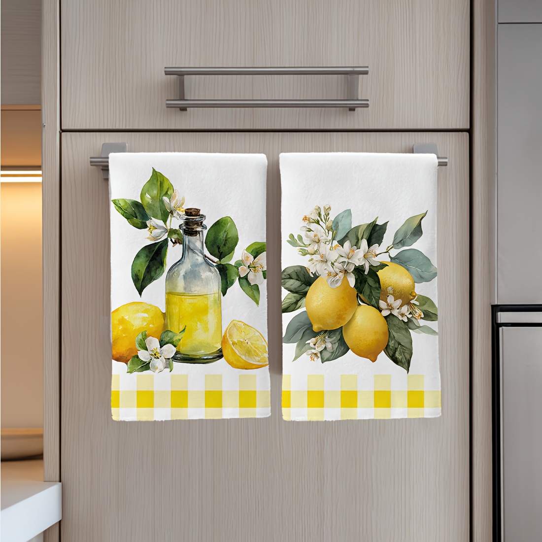 2pcs, lemon floral pattern kit - đánh giá và giá Home Cooking Supplies