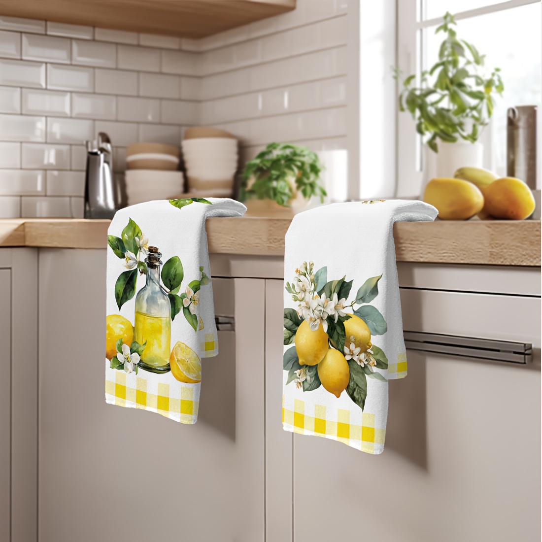 2pcs, lemon floral pattern kit - đánh giá và giá Home Cooking Supplies