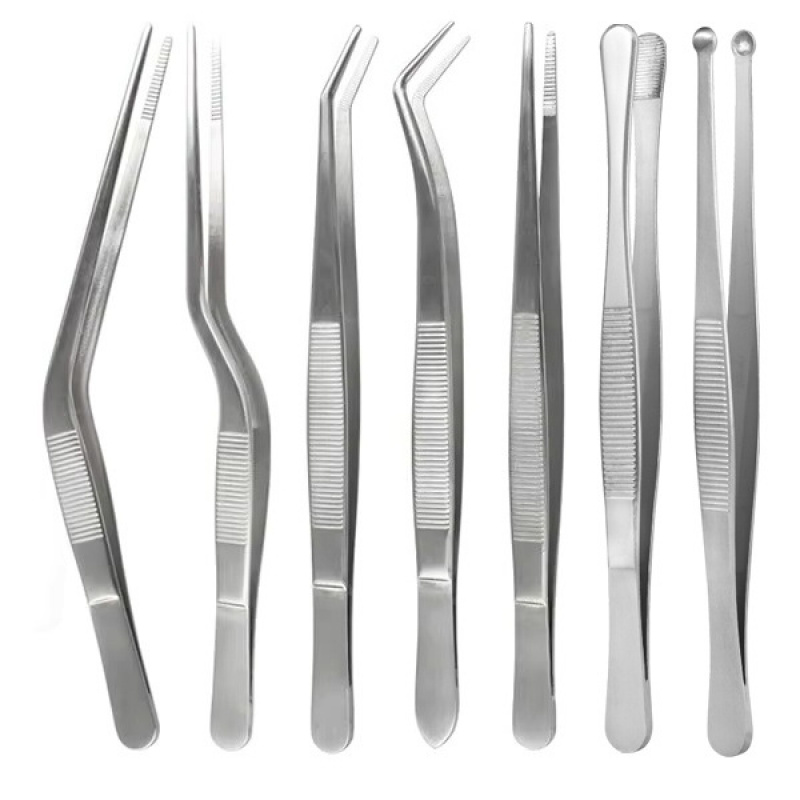 Stainless Steel Plating Tongs  - đánh giá và giá Home Cooking Utensil Set