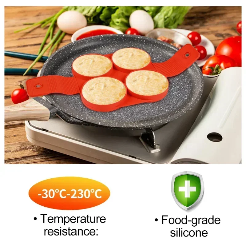Silicone Egg Cooker Fried Egg  - đánh giá và giá Home Cooking Supplies