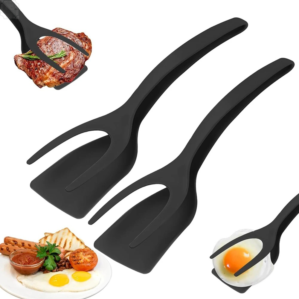 2 In 1 Flip Spatula Tongs Nylo - đánh giá và giá Home Cooking Utensil Set