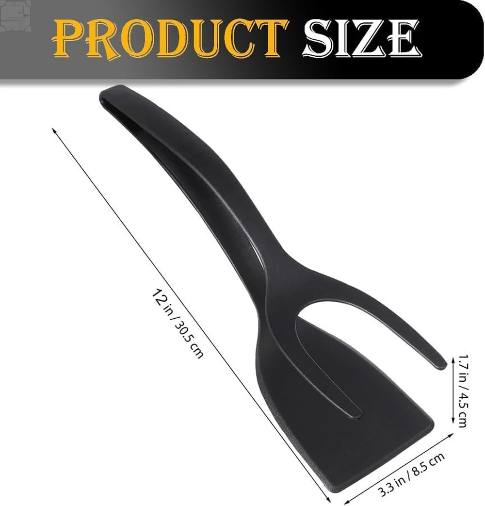 2 In 1 Flip Spatula Tongs Nylo - đánh giá và giá Home Cooking Utensil Set