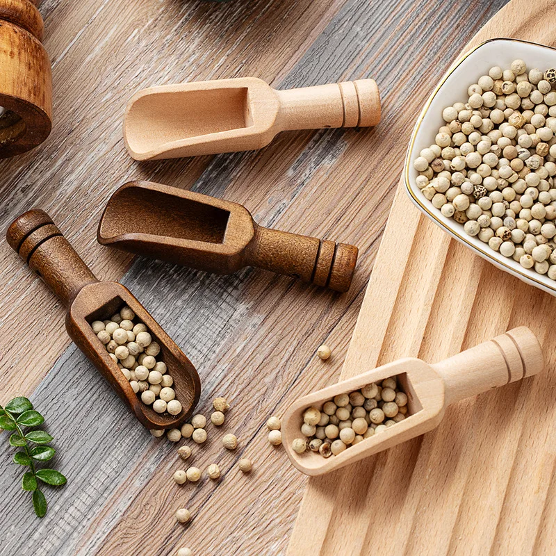 2/5PCS Wooden Coffee Scoop Set - đánh giá và giá Home Cooking Utensil Set