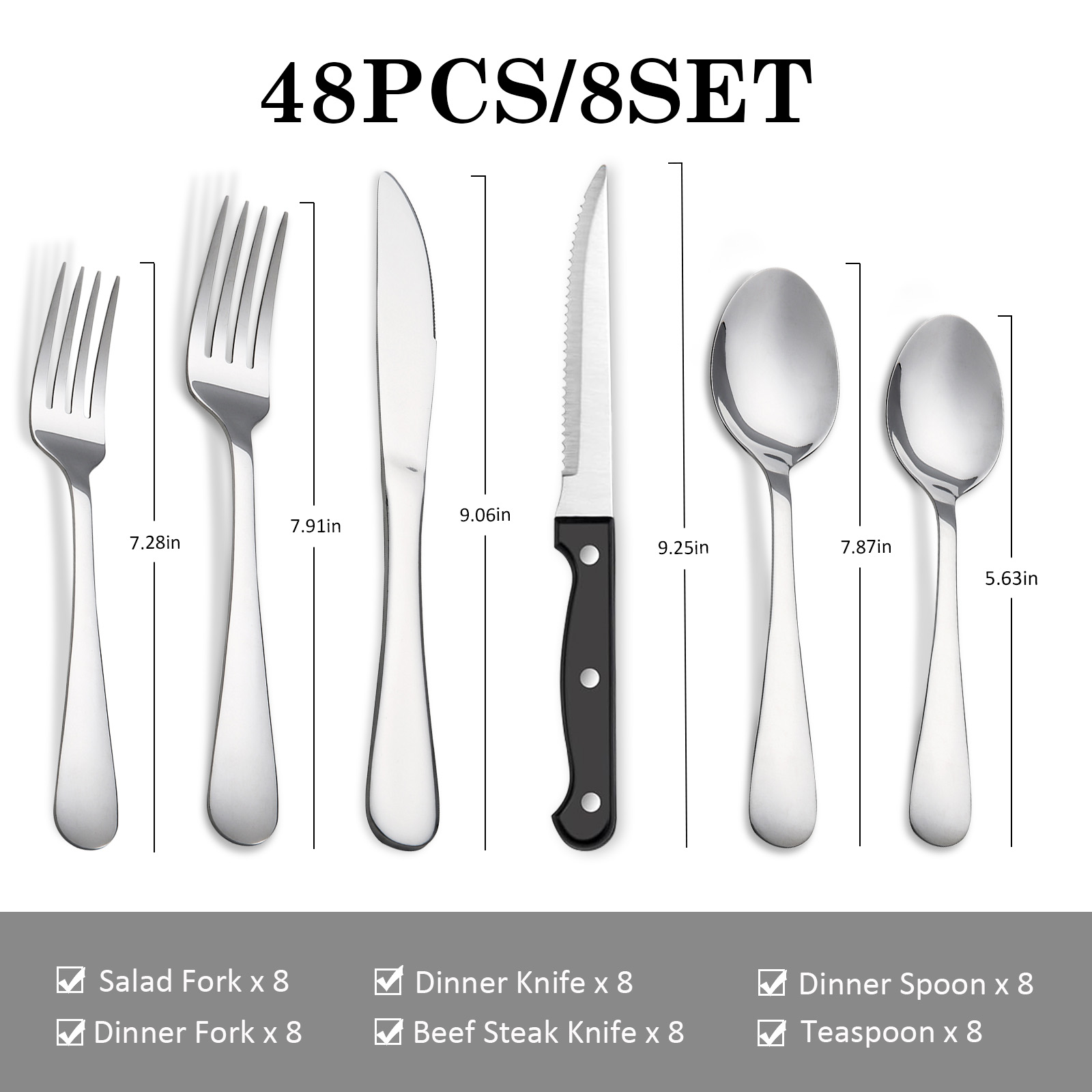 KOOMADE 48Pcs Stainless Steel  - đánh giá và giá Home Cooking Utensil Set