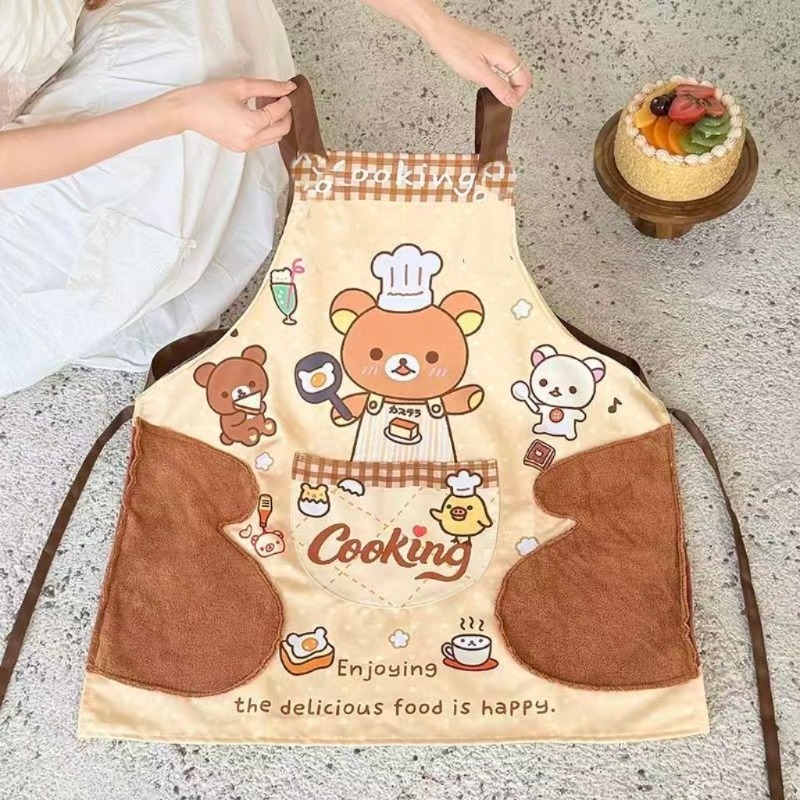 Cute Rilakkuma apron, waterpro - đánh giá và giá Home Cooking Oil