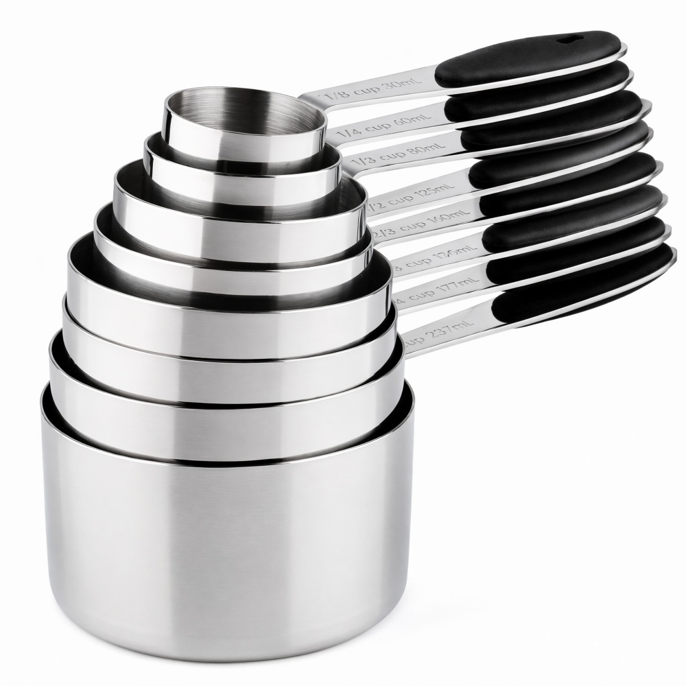 Stainless Steel Measuring Cups - đánh giá và giá Home Cooking Supplies