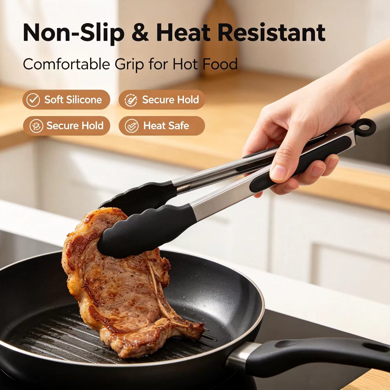 3 Size Available Heavy Duty St - đánh giá và giá Home Cooking Utensil Set