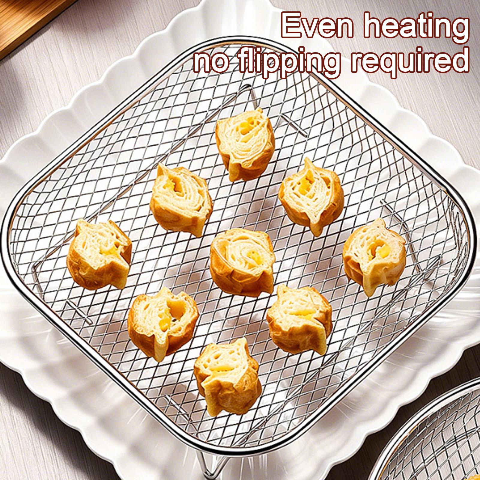 Air Fryer Rack Stainless Steel - đánh giá và giá Home Cooking Supplies